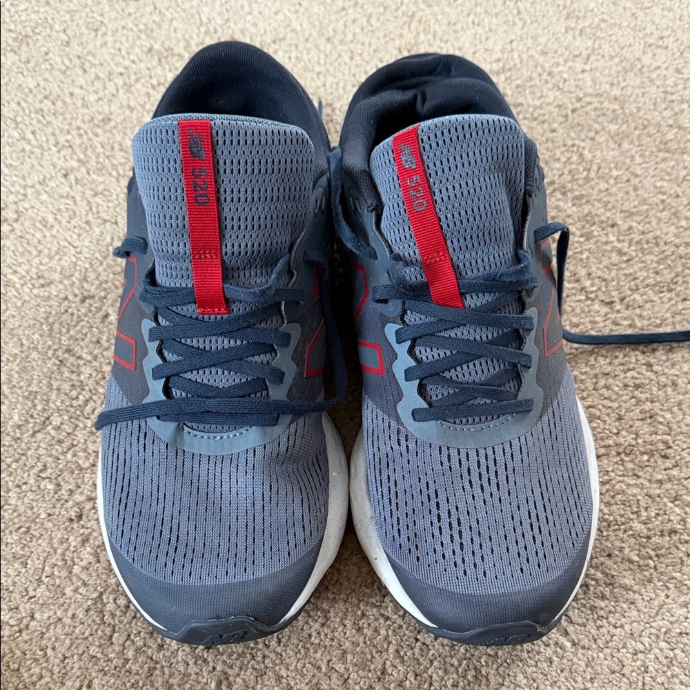 💥3/$20 New Balance Gray and Red Sneakers